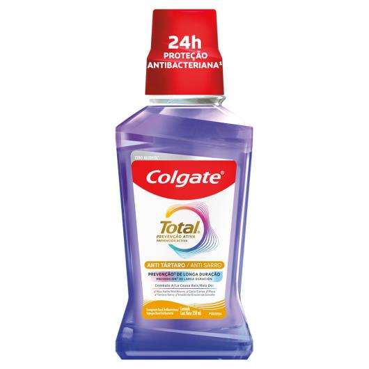Enxaguante Bucal Anti Tártaro Colgate Total Prevenção Ativa Frasco 250ml - Imagem em destaque