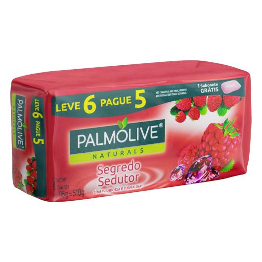 Pack Sabonete Barra Segredo Sedutor Palmolive Naturals Envoltório 510g Leve 6 Pague 5 Unidades - Imagem em destaque