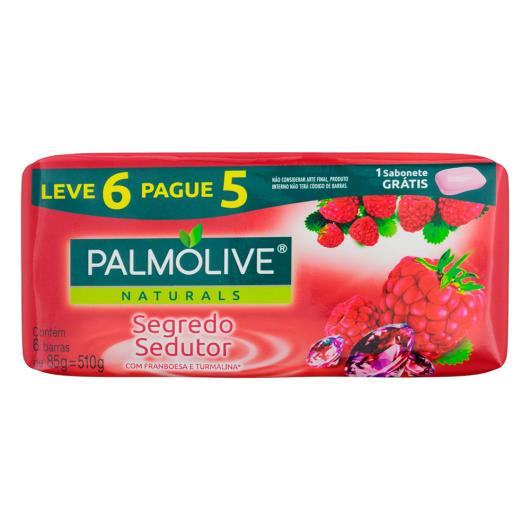 Pack Sabonete Barra Segredo Sedutor Palmolive Naturals Envoltório 510g Leve 6 Pague 5 Unidades - Imagem em destaque