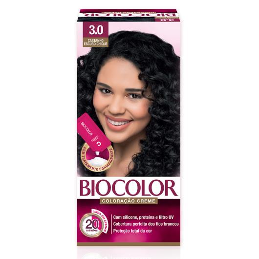 Tinta de Cabelo Biocolor Mini Kit Castanho Escuro Chic 3.0 - Imagem em destaque