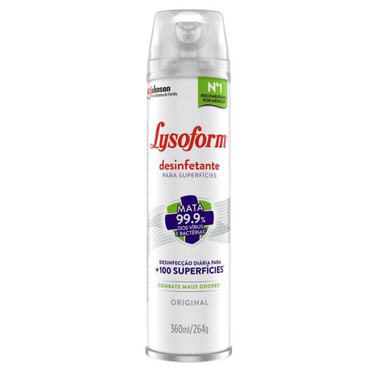 Desinfetante Aerossol Lysoform Original 360ml - Imagem em destaque