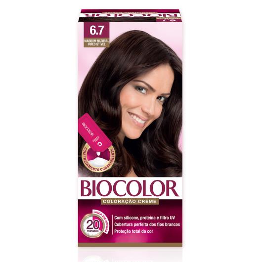 Tinta de Cabelo Biocolor Mini Kit Marrom Natural Irresistível 6.7 - Imagem em destaque