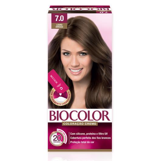 Tinta de Cabelo Biocolor Mini Kit Louro Arraso 7.0 - Imagem em destaque