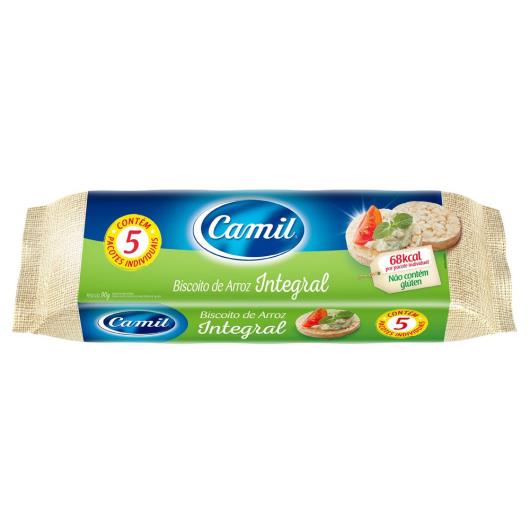 Biscoito de Arroz Camil Integral 90 g - Imagem em destaque