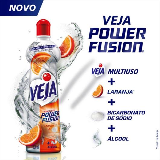 Veja Power Fusion Limpador Multiuso Laranja 500ml - Imagem em destaque