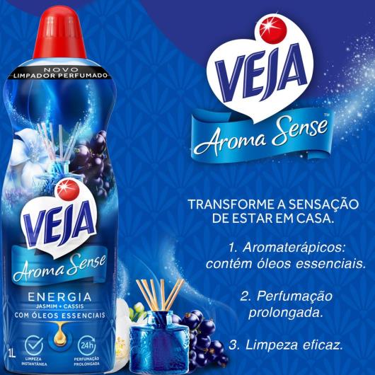 Limpador perfumado energia Aroma Sense Veja 500ml - Imagem em destaque