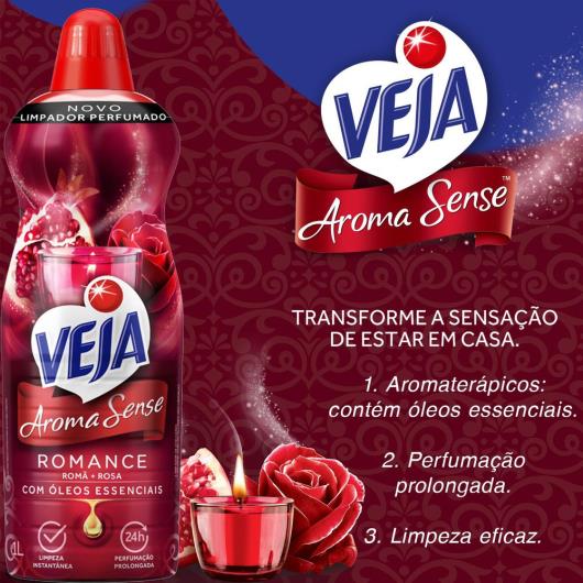 Limpador perfumado romance Aroma Sense Veja 500ml - Imagem em destaque