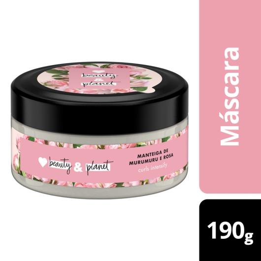 Máscara de Tratamento Love Beauty And Planet Curls Intensify Manteiga de Murumuru e Rosa 190g - Imagem em destaque