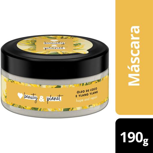 Máscara tratamento óleo coco & Ylang Ylang Love Beauty and Planet 190g - Imagem em destaque