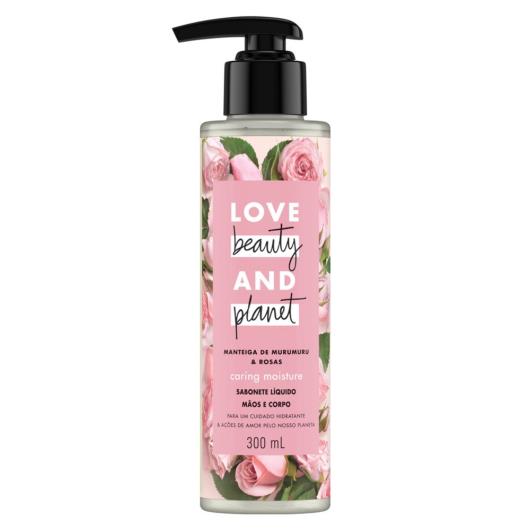 Sabonete líquido manteiga de murumuru e rosas Love Beauty and Planet 300ml - Imagem em destaque