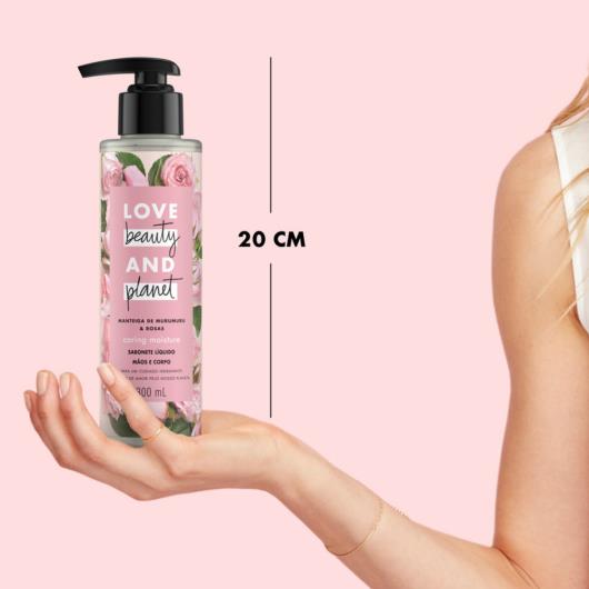 Sabonete líquido manteiga de murumuru e rosas Love Beauty and Planet 300ml - Imagem em destaque
