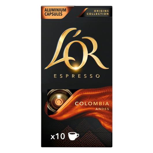 Café em Cápsula Torrado e Moído Espresso Colômbia L'or Origins Collection Caixa 52g 10 Unidades - Imagem em destaque