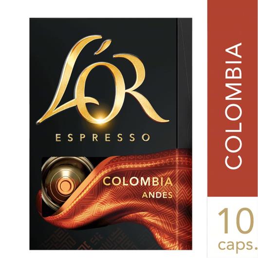 Café em Cápsula Torrado e Moído Espresso Colômbia L'or Origins Collection Caixa 52g 10 Unidades - Imagem em destaque