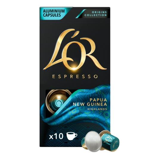 Cápsula de Café Espresso L'or Origins Papua New Guinea Collection Caixa 52g 10 Unidades - Imagem em destaque