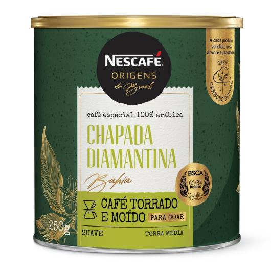 Café torrado e moído Chapada Diamantina Origens Nescafé lata 250g - Imagem em destaque