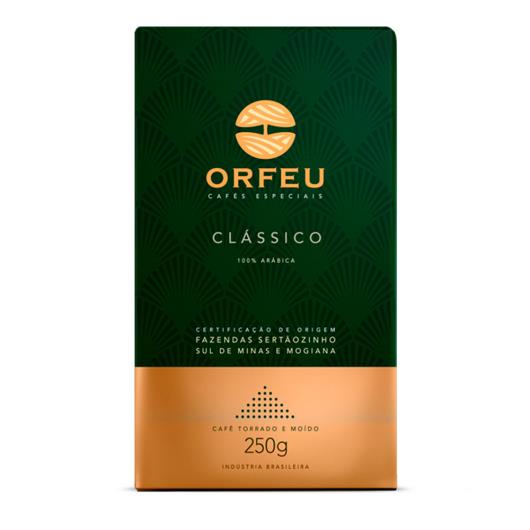 Café torrado e moído clássico Orfeu 250g - Imagem em destaque