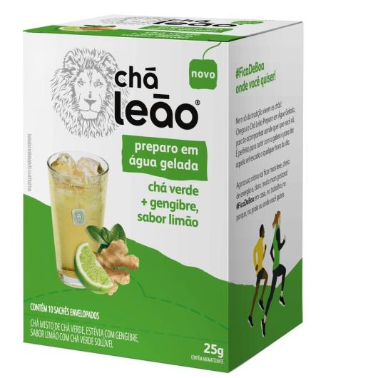 Chá Leão Verde + Gengibre + Limão 25g - Imagem em destaque