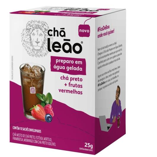 Chá Leão Preto + Frutas Vermelhas 25g - Imagem em destaque