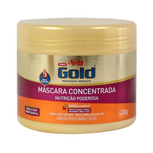 Máscará Niely Gold Concentrado Nutrição Poderosa 430g Sonda
