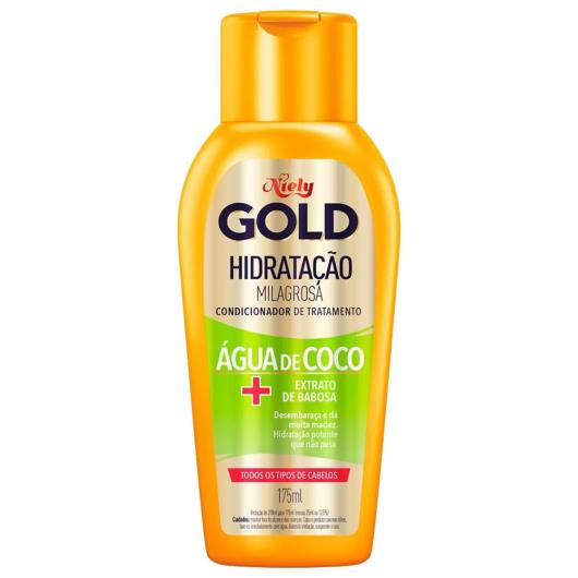 Condicionador Niely Gold Hidratação Água de Coco 175ml - Imagem em destaque