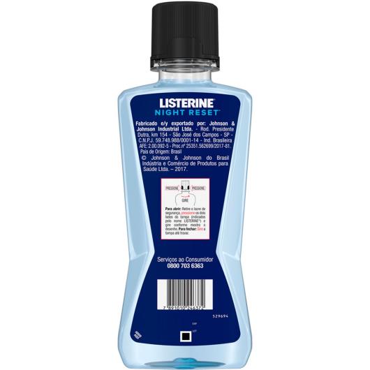 Antisséptico bucal Listerine Night Reset 400ml - Imagem em destaque