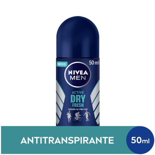 Desodorante Nivea Roll-On Men Dry Fresh 50ml - Imagem em destaque