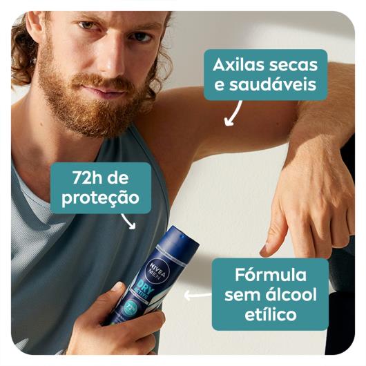 NIVEA Men Desodorante Aerosol Dry Fresh 150ml - Imagem em destaque