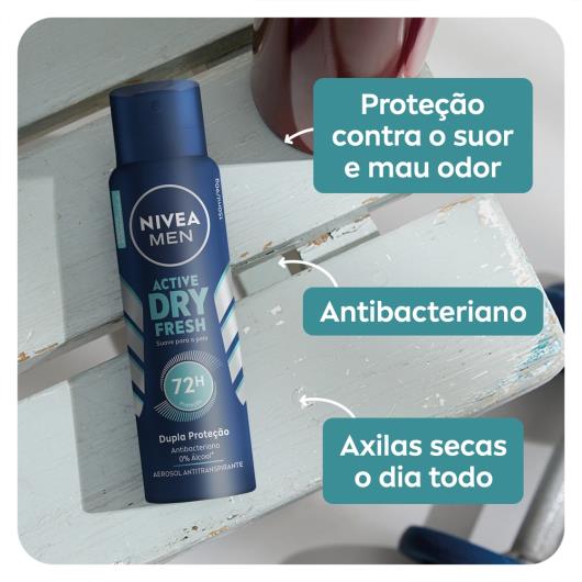 NIVEA Men Desodorante Aerosol Dry Fresh 150ml - Imagem em destaque