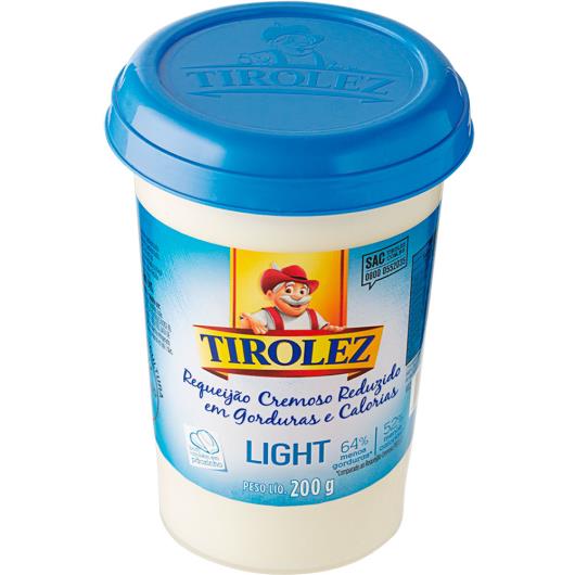 Requeijão Tirolez Cremoso Light 200g - Imagem em destaque