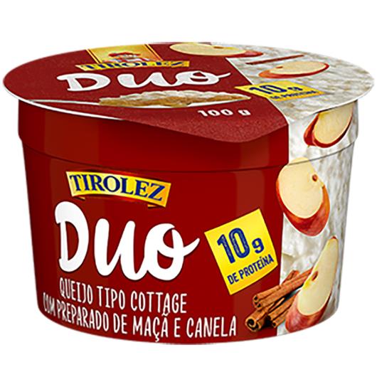 Queijo Tirolez Duo Cottage com Maça e Canela 100g - Imagem em destaque