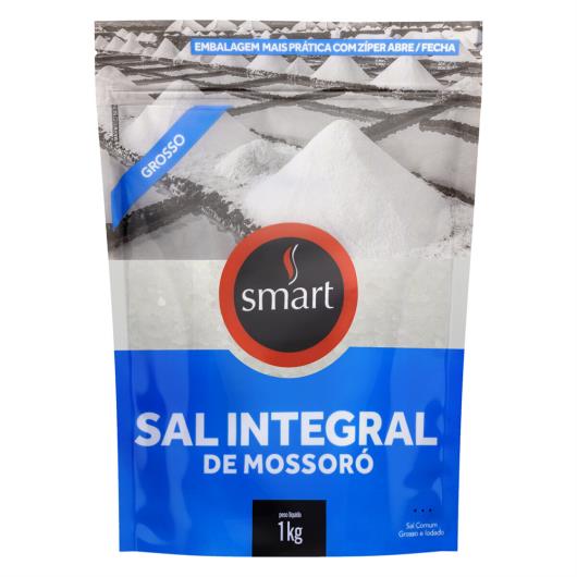 Sal Marinho Integral Grosso Mossoró Smart Pouch 1kg - Imagem em destaque