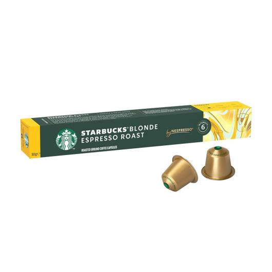 Café em Cápsula Starbucks® Blonde Espresso Roast by Nespresso® - 10 cápsulas - Imagem em destaque