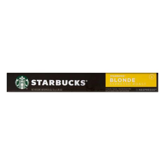 Café em Cápsula Starbucks® Blonde Espresso Roast by Nespresso® - 10 cápsulas - Imagem em destaque