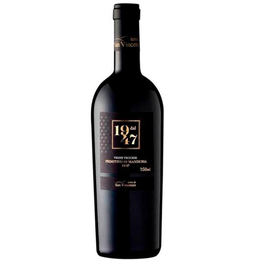 Vinho Italiano Dal Primitivo Di Mandura Tinto 750ml - Imagem em destaque