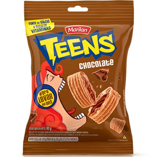 Biscoito Marilan Teens Chocolate 80g - Imagem em destaque