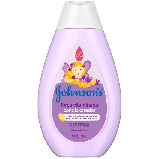 Condicionador infantil força vitaminada Johnson's 400ml - Imagem em destaque