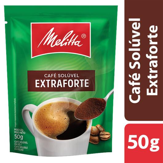 Café Solúvel Granulado Extraforte Melitta Sachê 50g - Imagem em destaque