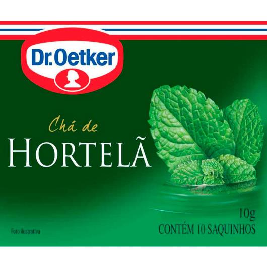 Chá Oetker Hortelã Sachê 10g - Imagem em destaque