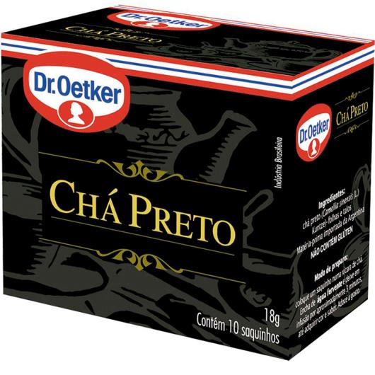 Chá Oetker Preto Sachê 18g - Imagem em destaque