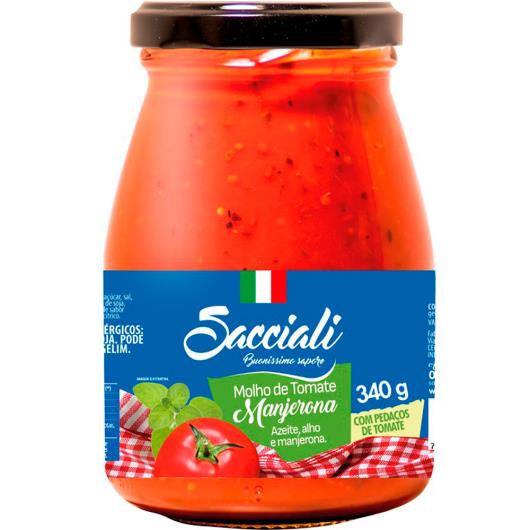 Molho tomate manjerona Sacciali vidro 340g - Imagem em destaque
