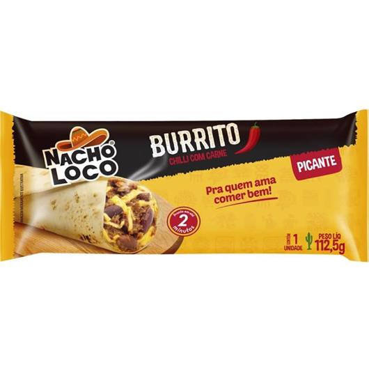 Burrito chilli com carne Nacho Loco 112,5g - Imagem em destaque