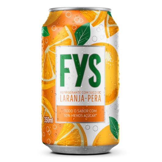 Refrigerante Laranja-Pera FYs Lata 350ml - Imagem em destaque