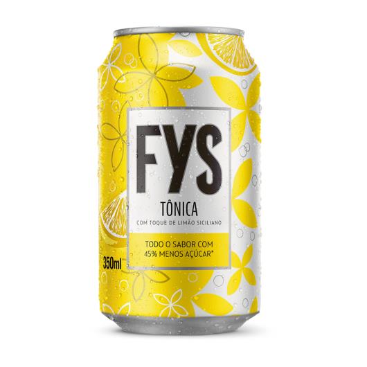 Água Tônica Fys com Toque de Limão Lata 350ml - Imagem em destaque