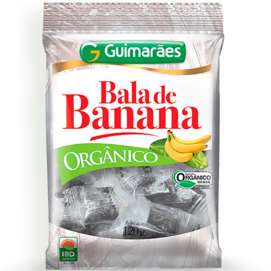 Bala orgânica banana Guimarães 120g - Imagem em destaque