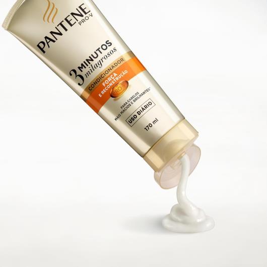 Shampoo Pantene Força e Reconstrução 175ml + Condicionador 3 Minutos Milagrosos 170ml - Imagem em destaque