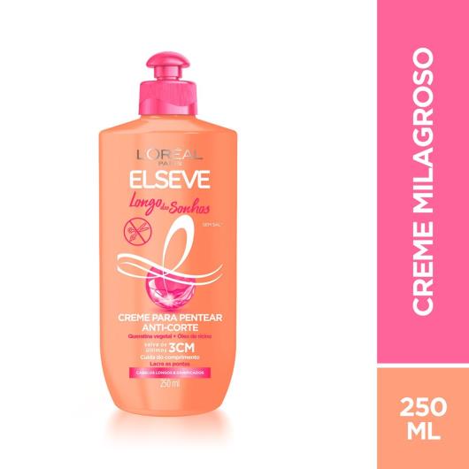 Creme para Pentear L'Oréal Paris Elseve Longo dos Sonhos 250ml - Imagem em destaque