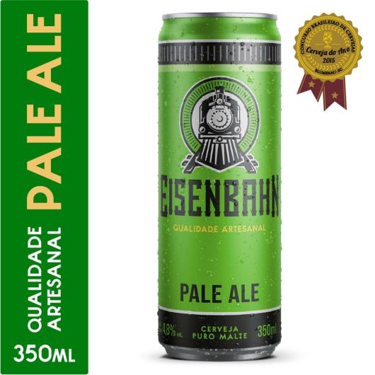 Cerveja Eisenbahn Pale Ale Puro Malte Lata 350ml - Imagem em destaque