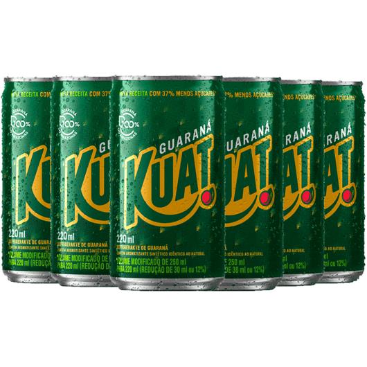 Refrigerante Guaraná Kuat 6 unidades - 220ml cada - Imagem em destaque