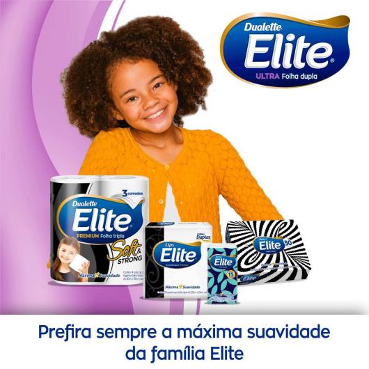 Papel higiênico Elite Dualette Leve 24 Pague 22 - Imagem em destaque