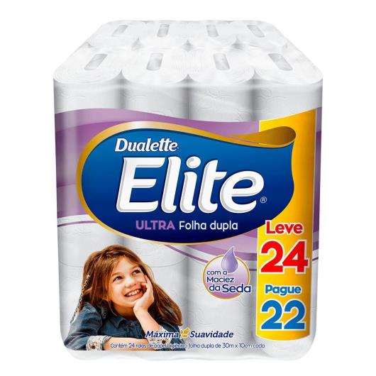 Papel higiênico Elite Dualette Leve 24 Pague 22 - Imagem em destaque